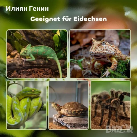 PawHut Терариум за влечуги, Стъклен , снимка 7 - Терариуми и оборудване - 53931767