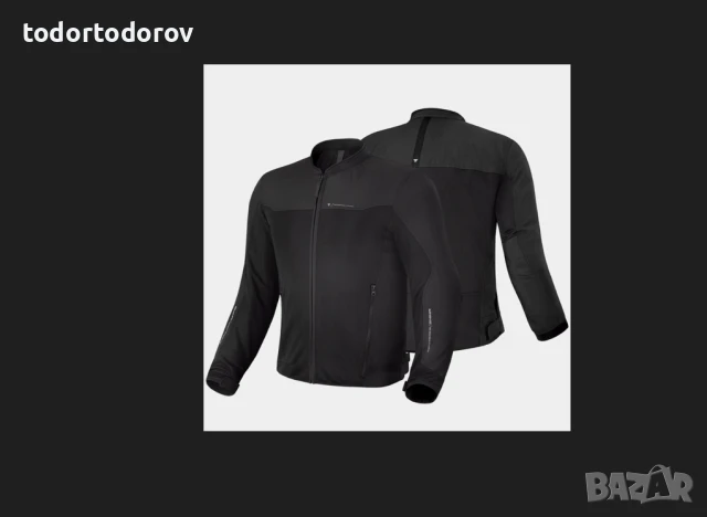 Лятно мото яке за мотор SHIMA OPEN AIR BLACK,всички протектори, снимка 5 - Аксесоари и консумативи - 51282428