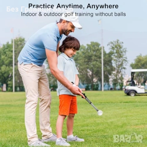 Нов Голф тренажор за суинг левичари – ритъм, сила, posture корекция, снимка 8 - Голф - 53568539