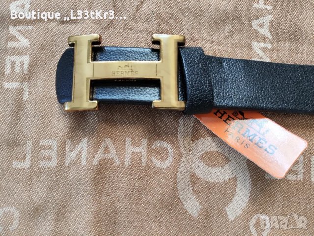 мъжки колан Hermes, снимка 3 - Колани - 46956838