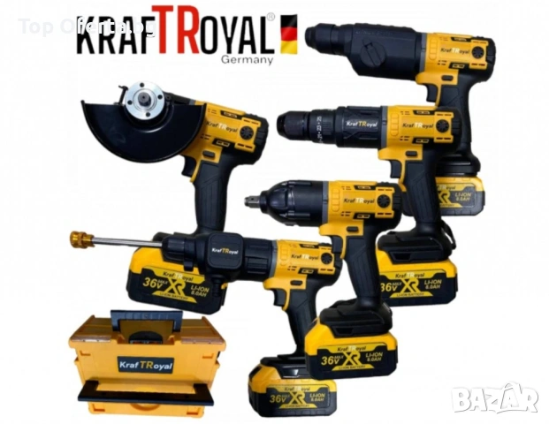 Машини с 5 приставки KrafTroyal 