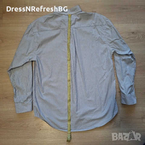 Мъжка раирана риза Tommy Hilfiger, размер L, снимка 6 - Ризи - 54235377