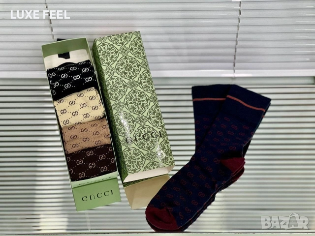 Мъжки Чорапи 6бр Кутия ⚜️ Louis Vuitton Boss Moschino , снимка 14 - Мъжки чорапи - 52969704