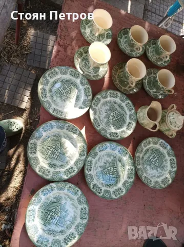 Сервиз Staffordshire underglaze , снимка 4 - Сервизи - 47271644