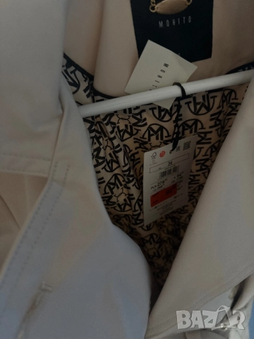 Тренч бежов Mohito, снимка 9 - Палта, манта - 52171532