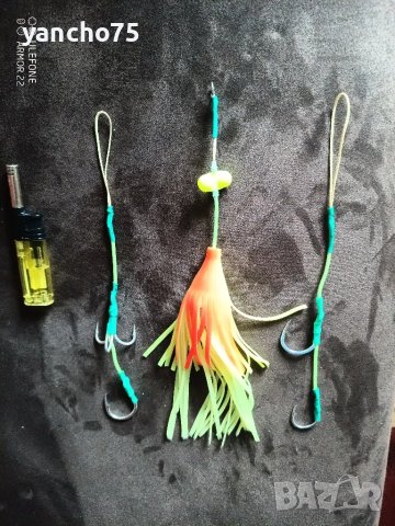 монтаж за сом " светулка"230 гр с тракалка и повод по избор , снимка 3 - Такъми - 50111274