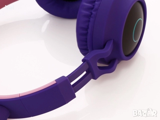 Безжични Bluetooth слушалки с котешки уши за деца- BT-023C-EP9, снимка 18 - Bluetooth слушалки - 52429899