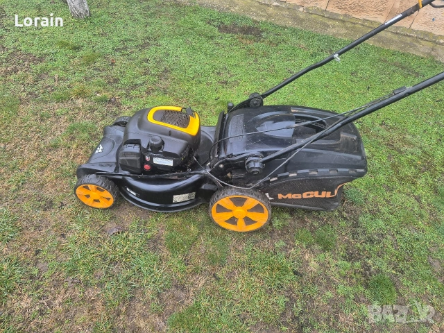 Бензинова самоходна косачка" McCULLOCH" с кош, снимка 6 - Градинска техника - 53675311
