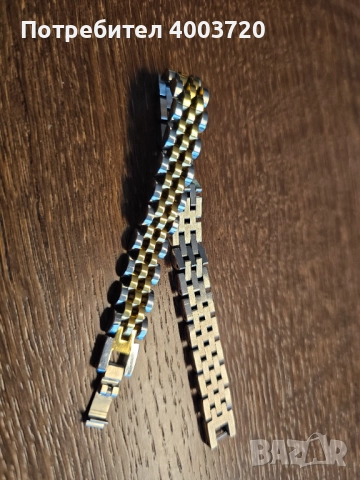 Унисекс гривна Ролекс плетка златна визия, снимка 3 - Гривни - 51858696