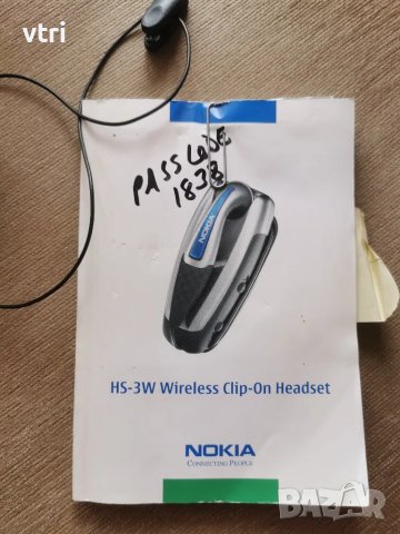 Nokia HS-3W Bluetooth , снимка 4 - Безжични слушалки - 46979878