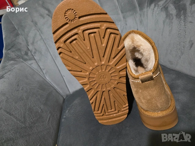 Ниски зимни ботуши, снимка 4 - Дамски ботуши - 53906021