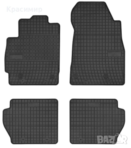 Гумени стелки за MAZDA II 2007-2014г, снимка 2 - Аксесоари и консумативи - 53569184
