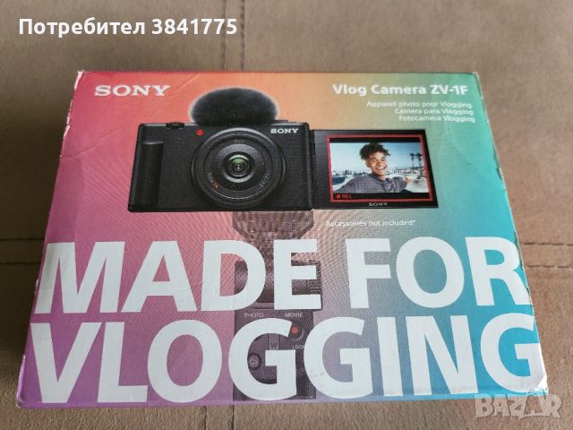 Нов Sony ZV-1f, снимка 1 - Фотоапарати - 45731711