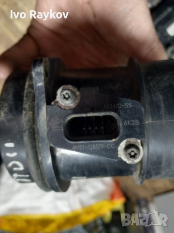 Дебитомер за Ford Focus 1.8 TDCI, 4M51-12B579-CC, 4M5112B579CC., снимка 5 - Части - 53575463