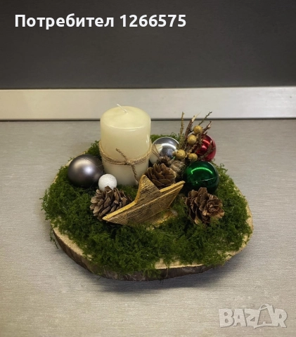 Ръчно изработени Коледни свещи, снимка 7 - Декорация за дома - 52734688