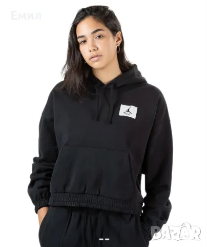 Дамско горнище Air Jordan Essentials Fleece Hoodie, Размер L, снимка 1 - Суичъри - 47005751