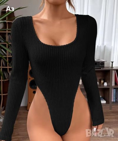 НОВО !! Секси изрязано боди, снимка 3 - Блузи с дълъг ръкав и пуловери - 45191650