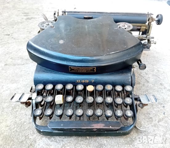 Антикварна немска пишеща машина Adler Mod 7, снимка 5 - Антикварни и старинни предмети - 45095275