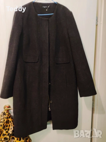 Стилно топло класическо палто LIEBESKIND Berlin, 100 процента вълна, снимка 6 - Палта, манта - 49131158