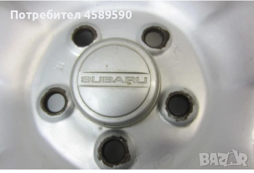 4бр.Оригинални джанти+КАПАЧКИ 15цола 5x100 за Subaru Forester,Impreza, снимка 7 - Гуми и джанти - 52015330
