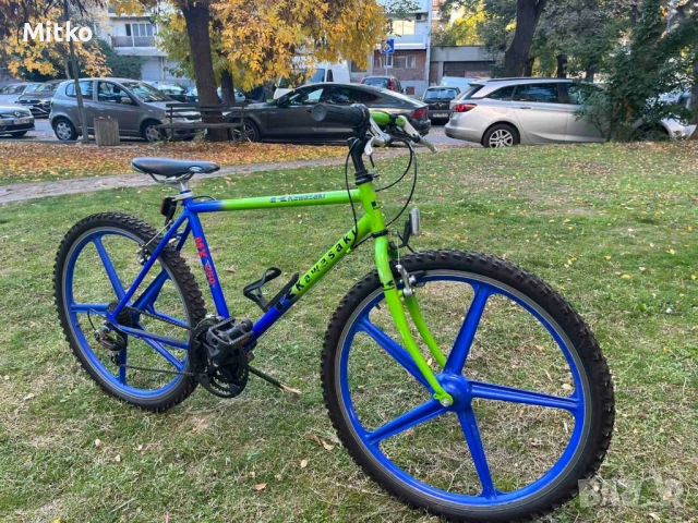 26 цола алуминиев велосипед с 21 скорости усилени ляти капли като нов в перфектно състояние , снимка 10 - Велосипеди - 52169916