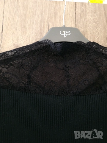 Дамска блуза със дантела , снимка 2 - Блузи с дълъг ръкав и пуловери - 53764396