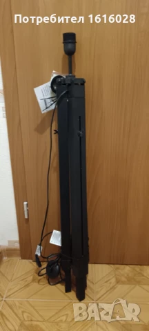 Телескопична подова лампа.Тринога основа - разтегателна., снимка 5 - Настолни лампи - 51288845