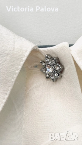 Копринена риза овърсайз ULLA POPKEN SELECTION , снимка 16 - Ризи - 52096268