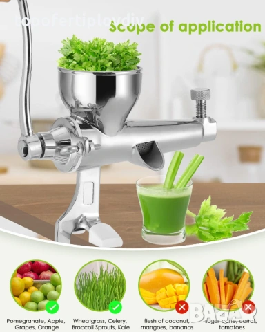 Ръчна сокоизтисквачка Moongiantgo, снимка 4 - Сокоизстисквачки и цитрус преси - 54063167