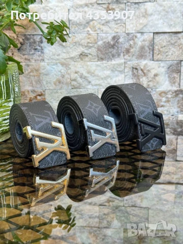 LOUIS VUITTON естествена кожа колан, снимка 6 - Колани - 50973903