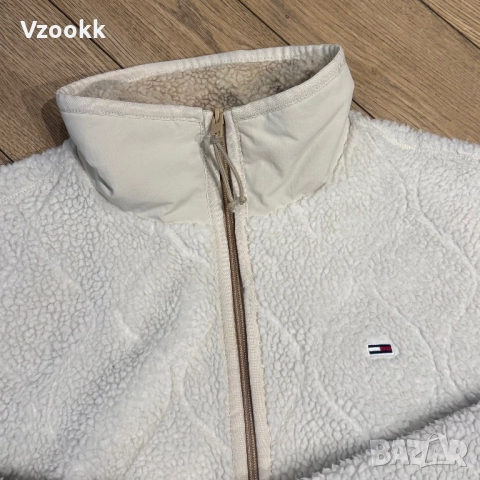 Мъжко яке Tommy Jeans Teddy Essential | L размер, снимка 3 - Якета - 52848887