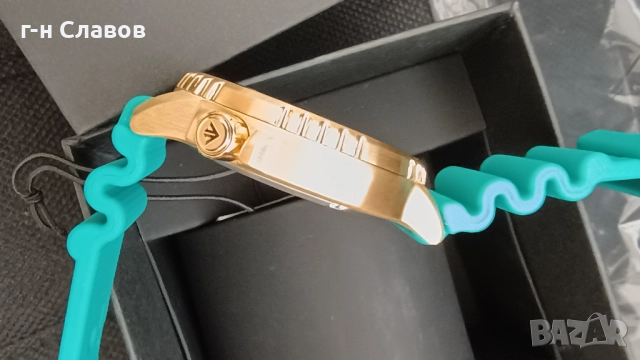 Citizen Promaster Diver 200m Watch BN0162-02X Eco-Drive Turquoise Blue & Gold, снимка 14 - Мъжки - 52128137