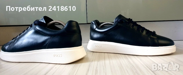 Hugo Boss Leather Mens Size 41/26см ОРИГИНАЛ! Мъжки спортно - елегантни обувки естествена кожа!, снимка 10 - Кецове - 53736506