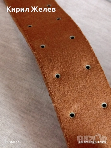 Модерен кожен колан с капси много красив стилен дизайн 35273, снимка 5 - Колани - 51867987