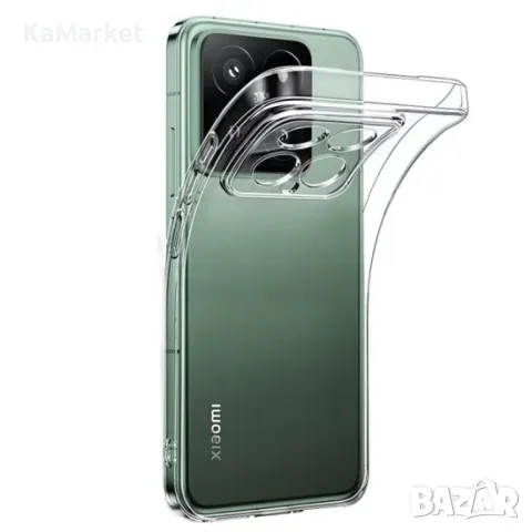 Силиконов кейс MBX 2mm, За Xiaomi 14T, Прозрачен, снимка 2 - Калъфи, кейсове - 47884171