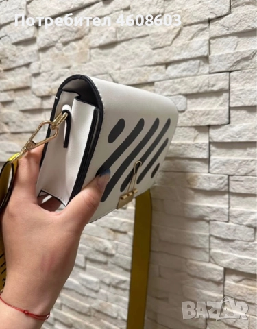 Бяла стилна чанта, снимка 2 - Чанти - 51880021