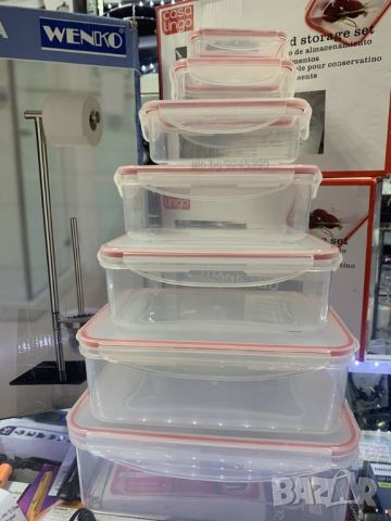 Херметически кутии за храна, комплект 7бр, снимка 3 - Кутии за храна - 46400350