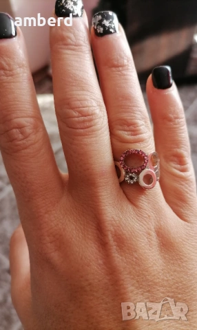 Страхотен сребърен пръстен - модел R016, снимка 6 - Пръстени - 53517563