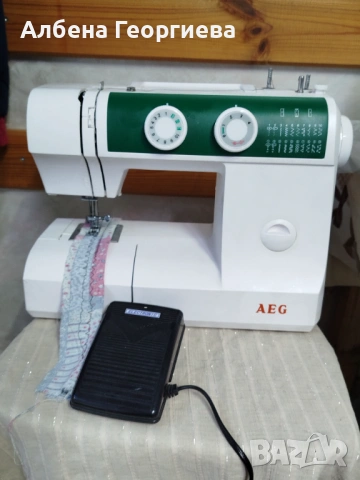 Шевна машина AEG , снимка 7 - Шевни машини - 53667612