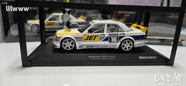 Метален модел на Мерцедес 190Е ЕВО 1, снимка 6 - Колекции - 53149789