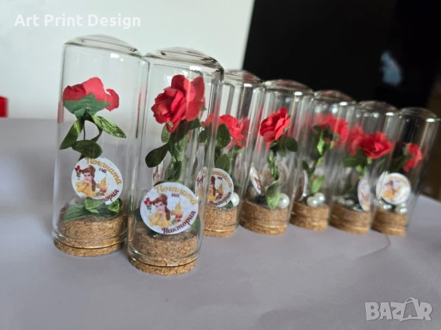 Сувенири Стъкленица за кръщене, рожден ден, юбилей, сватба,погача, снимка 11 - Други - 50595160