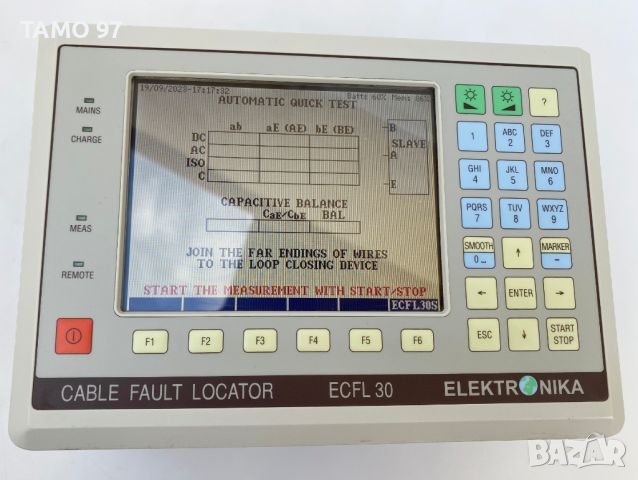 ELEKTRONiKA ECFL 30 - КОМПЛЕКСЕН КАБЕЛЕН ЛОКАТОР ЗА ПОВРЕДИ ДО 32км, снимка 5 - Други инструменти - 45934000