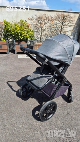 Количка Venicci Upline Slate Grey + Кошница Britax Römer Baby Safe Pro, снимка 5 - Детски колички - 53997656