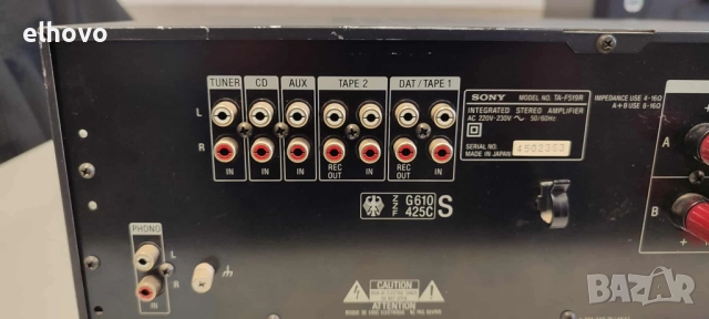 Стерео усилвател Sony TA-F519R, снимка 9 - Ресийвъри, усилватели, смесителни пултове - 51877971