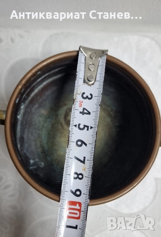 Малка медна кашпа, снимка 7 - Саксии и кашпи - 52147618