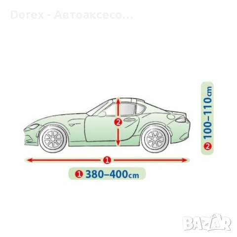 Покривало Kegel серия Mobile Garage за купе, снимка 2 - Аксесоари и консумативи - 53658962