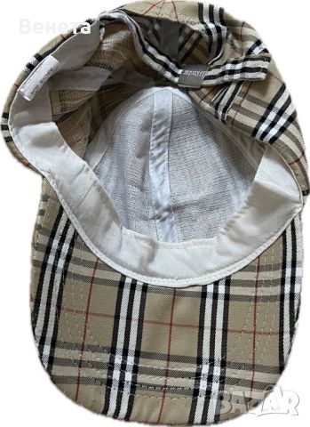 Лятна шапка с козирка Burberry, снимка 2 - Шапки - 46773506