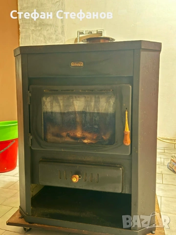 Камина с водна риза Прити, снимка 2 - Камини - 53012428