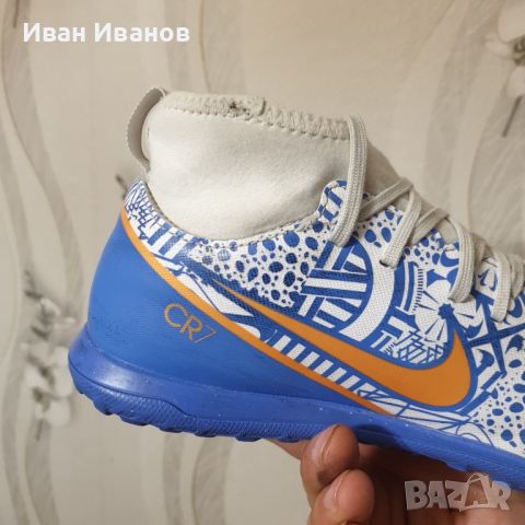 стоножки Nike Mercurial Superfly 9 Club CR7 Ronaldo TF номер 37-37,5, снимка 10 - Футбол - 45345198