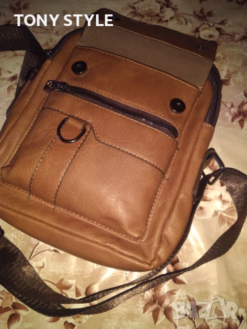 Нова Кожена Мъжка Чанта , снимка 4 - Чанти - 51610569